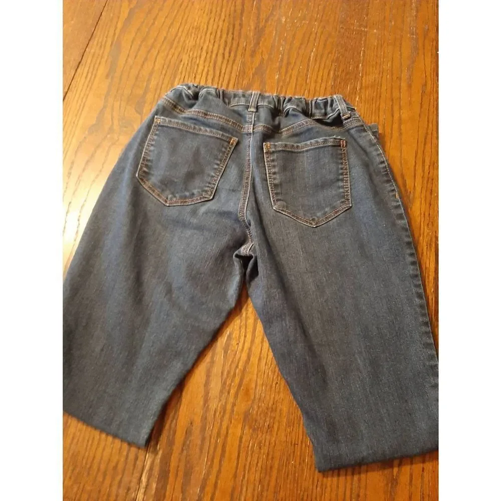 Boys 14 Regular B'Gosh Bootcut Denim Blue Jeans Adjustable Waist Casual Pants